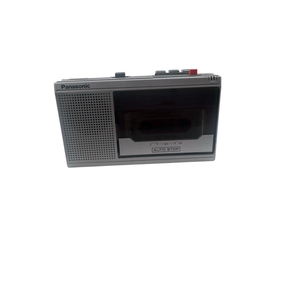 Retro Works Panasonic Portable Desktop Cassette Voice Recorder Player dictation